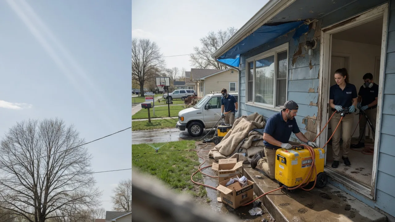 Basement Flood Cleanup in Kansas, OH near me